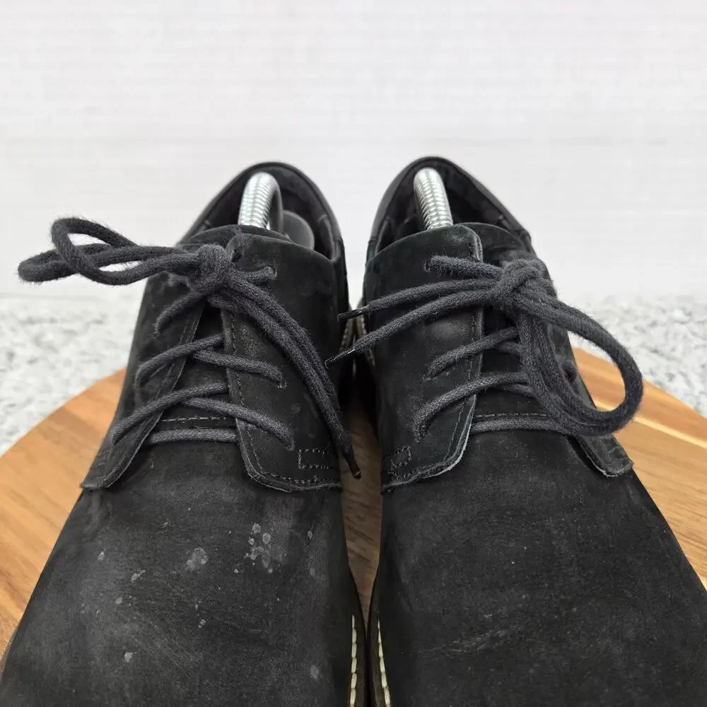 Naot Mens 41 Chief Black Velvet Nubuck Casual Comfort Daily Walking Oxford Shoe